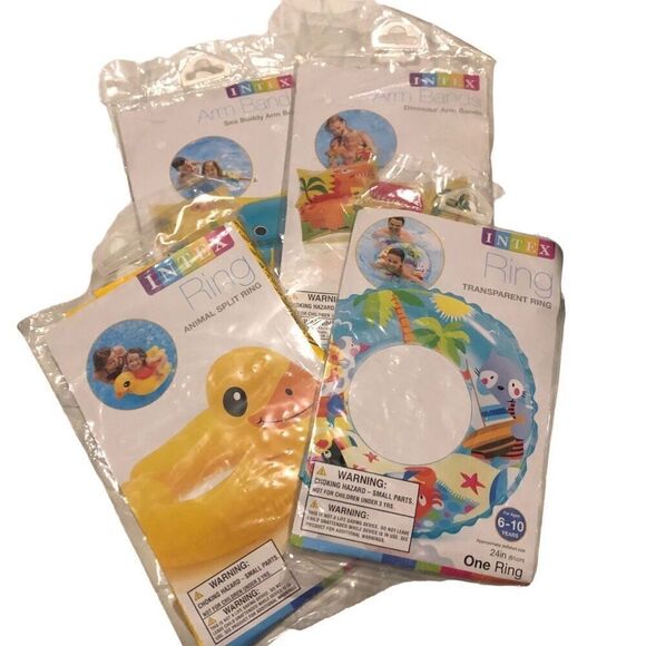 Intex Floaties set of Four a Duck Dinosaurs - Picture 1 of 9